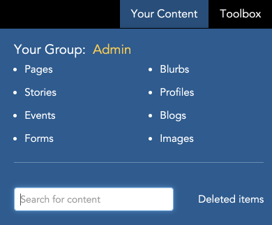 CMS Your Content