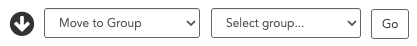 UI: Move to Group dropdown