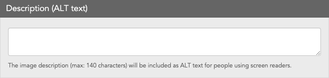Image Description (ALT) UI